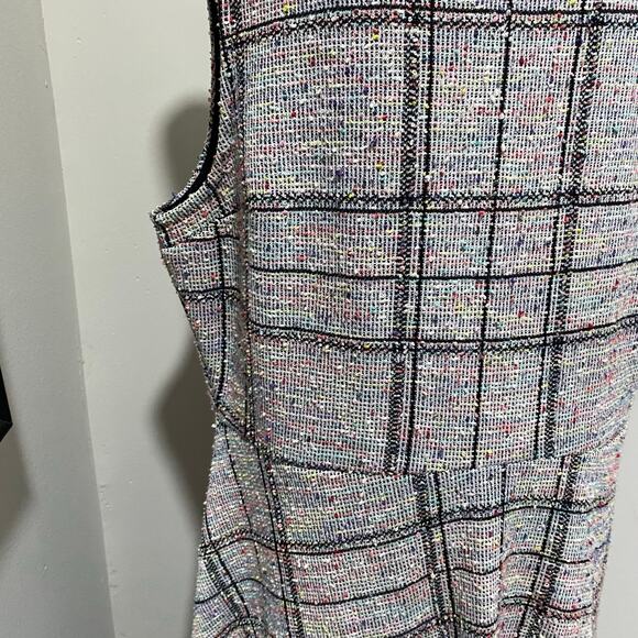 ModCloth Smiling From the Top Dress Size XL Sleeveless Fit Flare Stretch Knit - Picture 5 of 10
